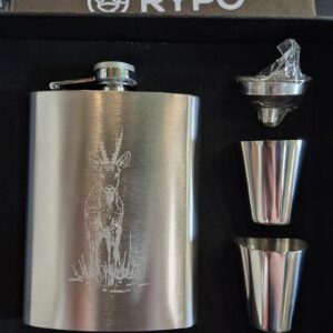 Gertuvė ( fleškutė ) Rypo metalinė +2 taurelės