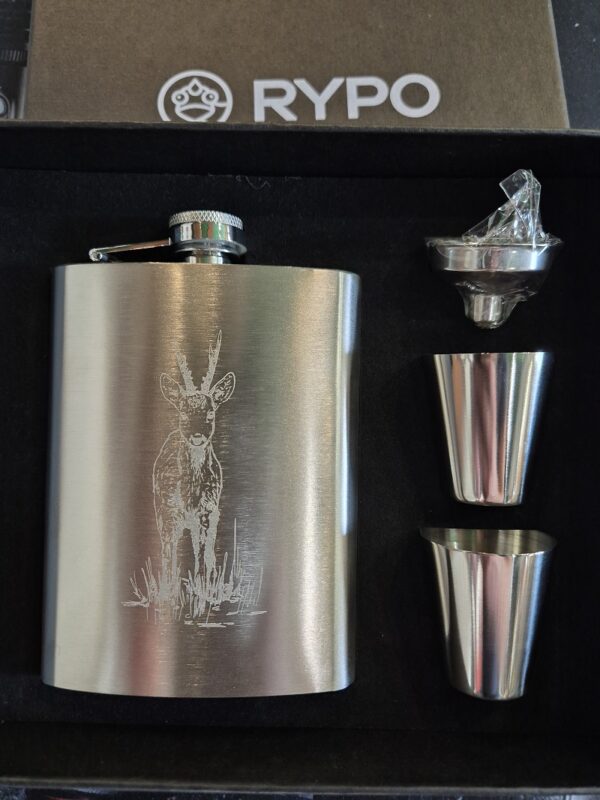 Gertuvė ( fleškutė ) Rypo metalinė +2 taurelės