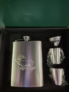 Gertuvė ( fleškutė ) Rypo metalinė +2 taurelės