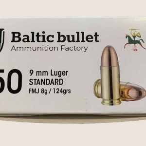 Šoviniai Baltic Bullet 9x19 124gr